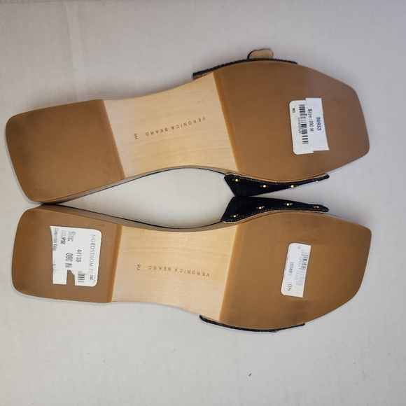 🌸 NEW Veronica Beard | Wood Sandals, size 9 - Picture 9 of 16